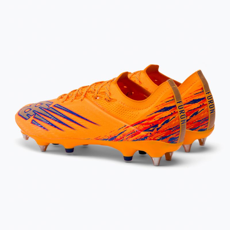 Buty piłkarskie męskie New Balance Furon V6+ Pro SG impulse/vibrant orange 3