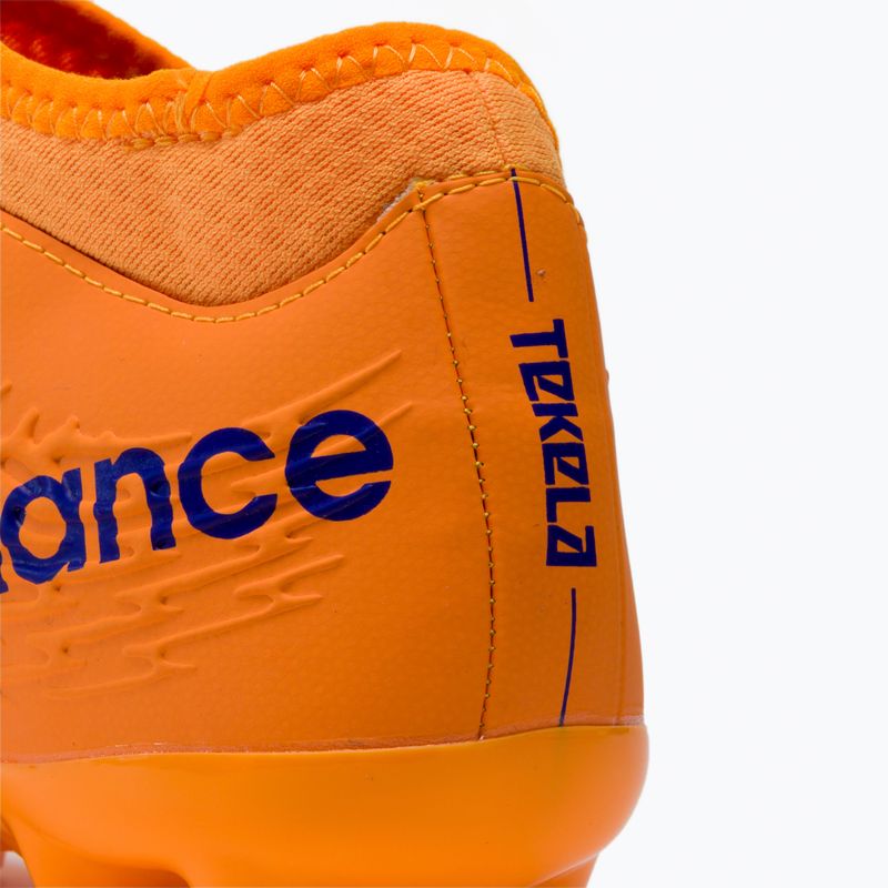 Buty piłkarskie dziecięce New Balance Tekela V3+ Magique JNR FG impulse/vibrant orange 8