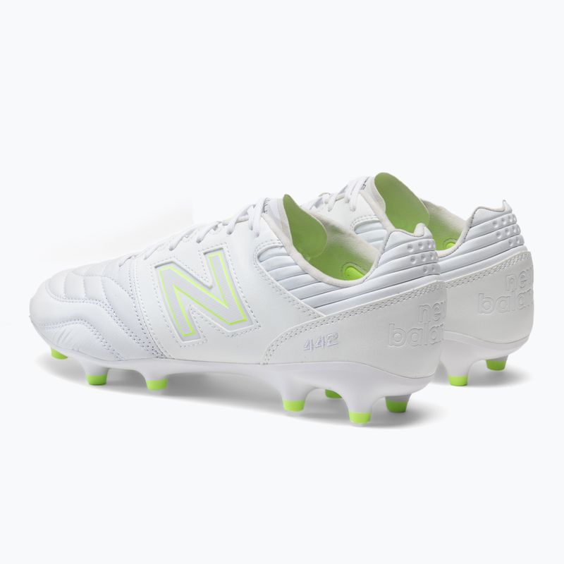 Buty piłkarskie męskie New Balance 442 v2 Pro FG white 3