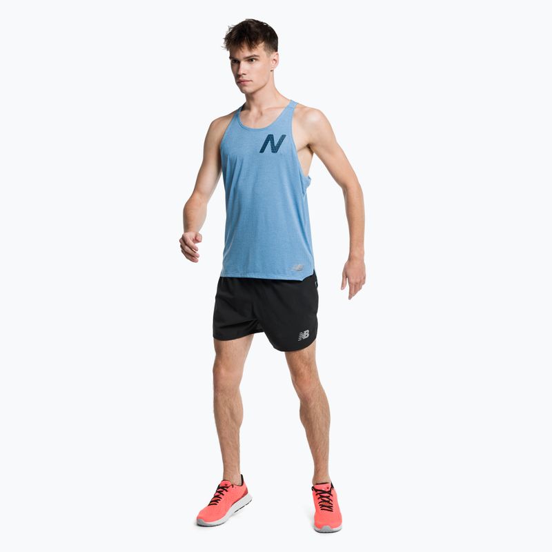 Spodenki do biegania męskie New Balance Impact Run 5" black 2