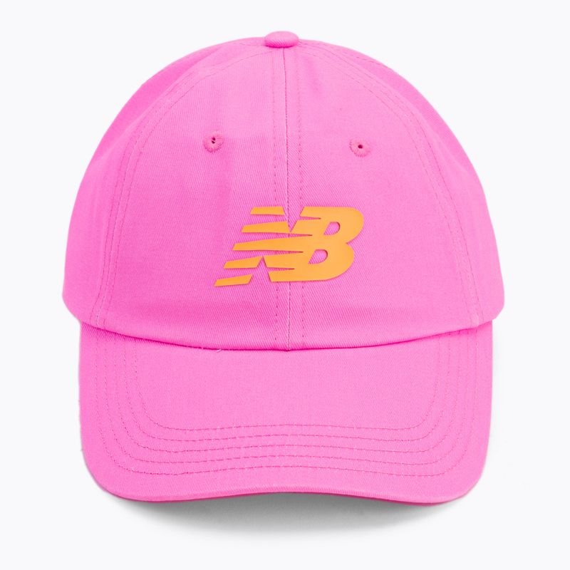 Czapka z daszkiem damska New Balance 6-Panel Curved Brim Snap Back pink 4