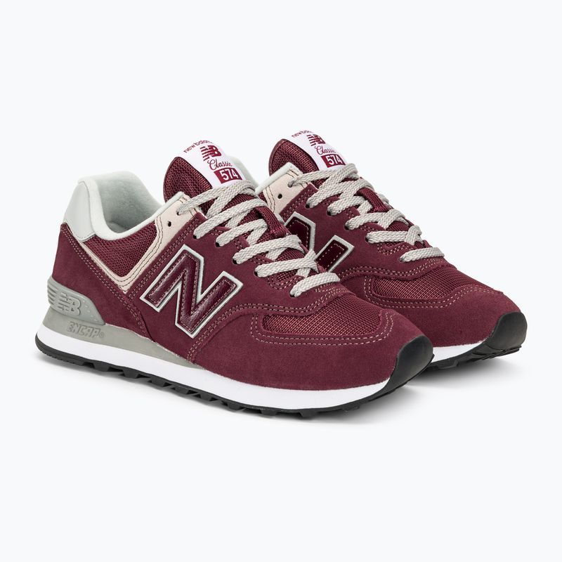 Buty New Balance 574 burgundy 4