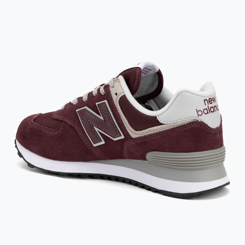 Buty męskie New Balance Classic 574's V3 Wide maroon 3