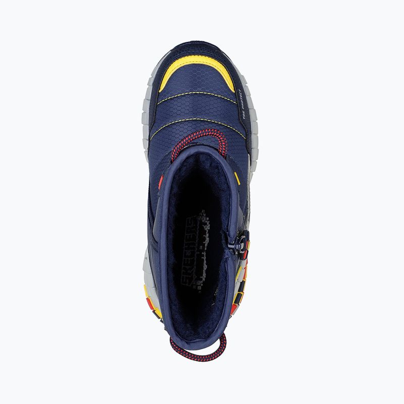 Śniegowce dziecięce SKECHERS Mega-Craft Cuboforce navy/red 3