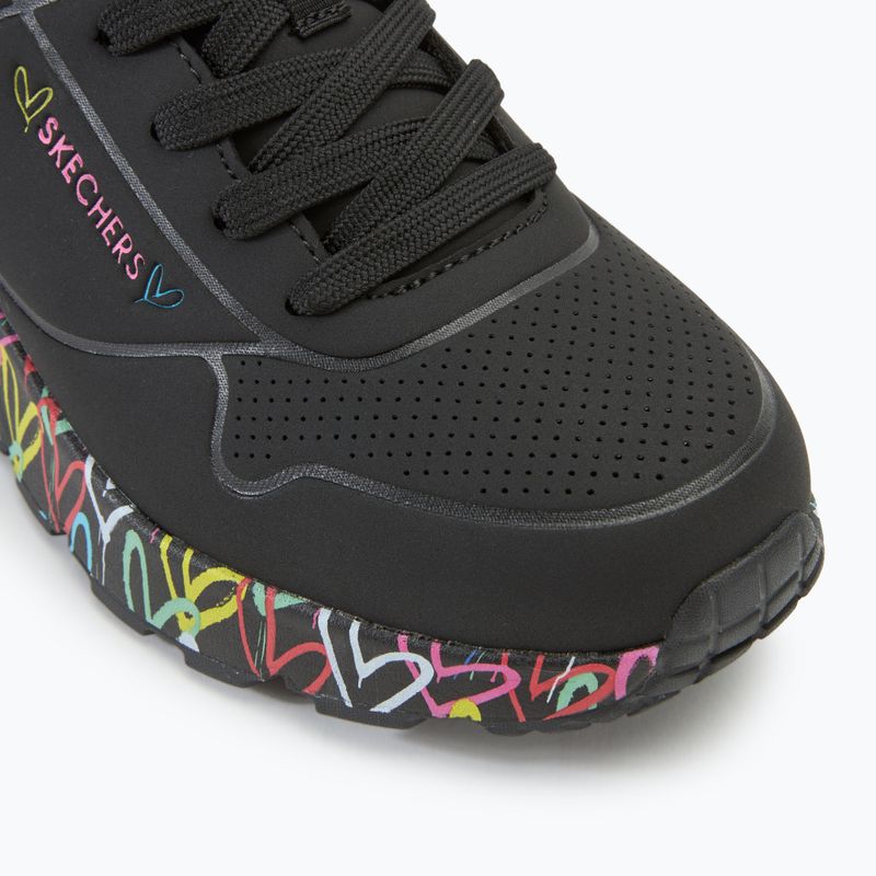 Buty SKECHERS JGoldcrown Uno Lite Lovely Luv black/multicolor 7