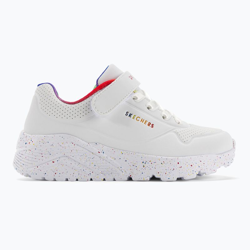 Buty dziecięce SKECHERS Uno Lite Rainbow Specks white/multi 2