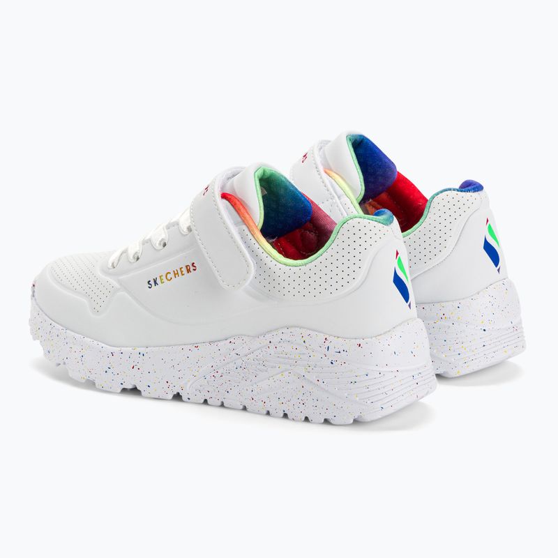Buty dziecięce SKECHERS Uno Lite Rainbow Specks white/multi 3