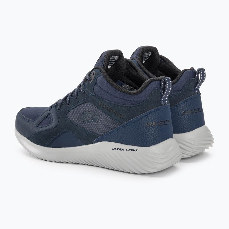 Buty męskie SKECHERS Bounder Blast Back navy 3