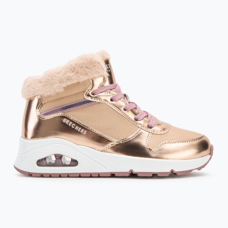 Buty dziecięce SKECHERS Uno Cozy On Air rose gold 2