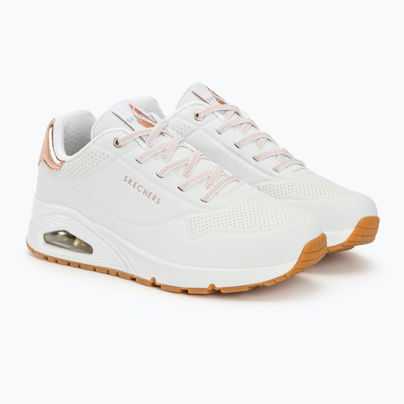 Buty damskie SKECHERS Uno Shimmer Away white 5