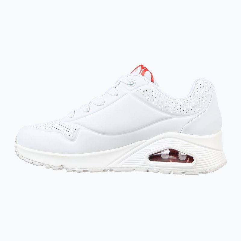 Buty damskie SKECHERS JGoldcrown Uno Spread The Love white/red/pink 10