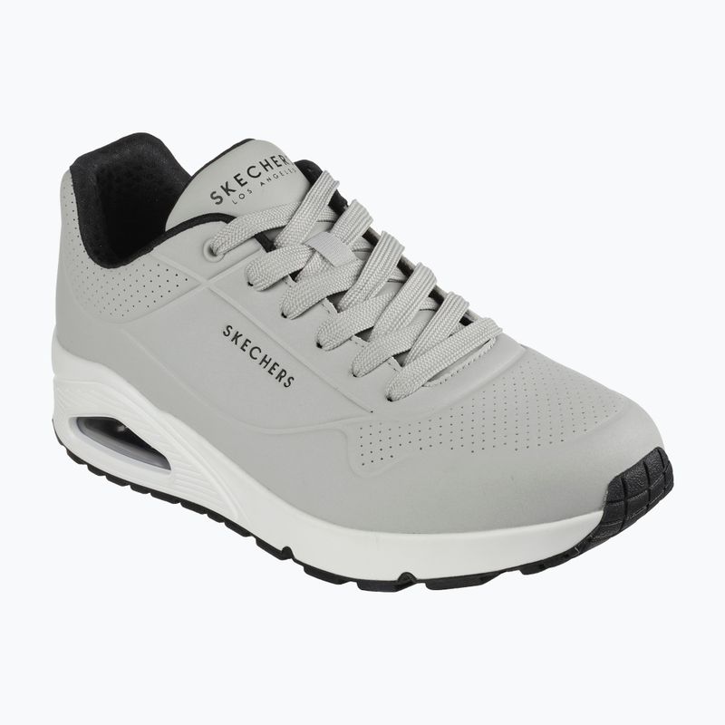 Buty męskie SKECHERS Uno Stand On Air light grey 8