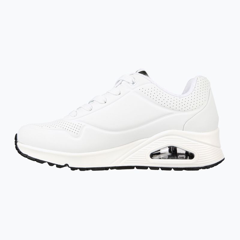 Buty damskie SKECHERS JGoldcrown Uno Spread The Love white/black/gray 9