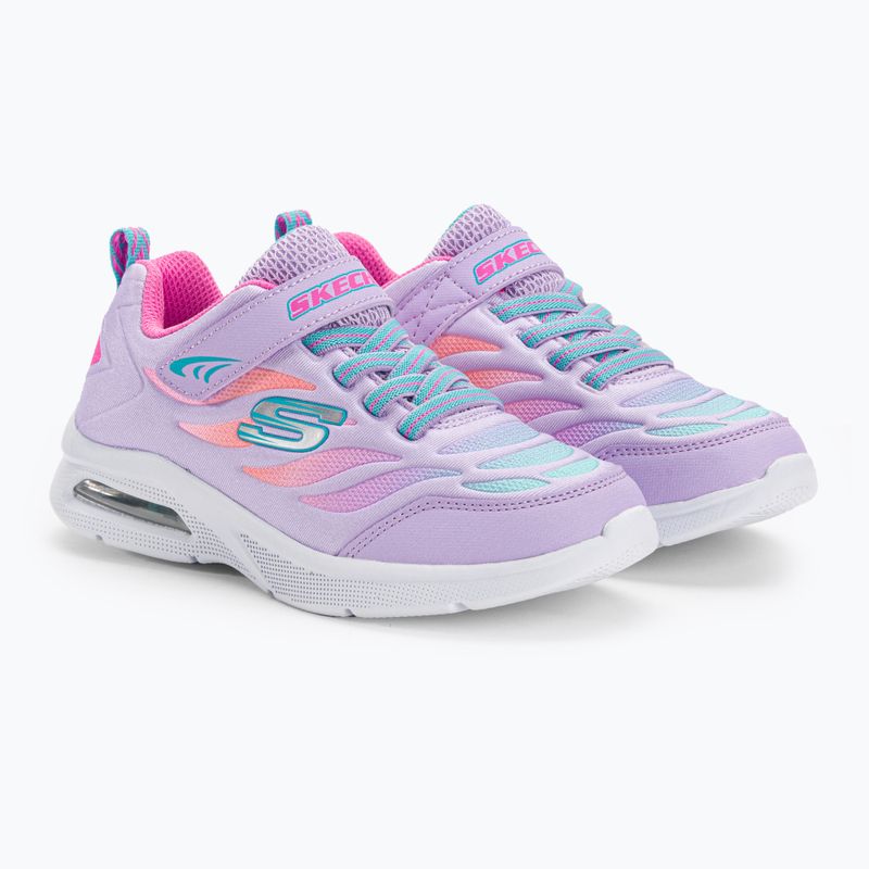 Buty dziecięce SKECHERS Microspec Max Airy Color lavender/multi 4