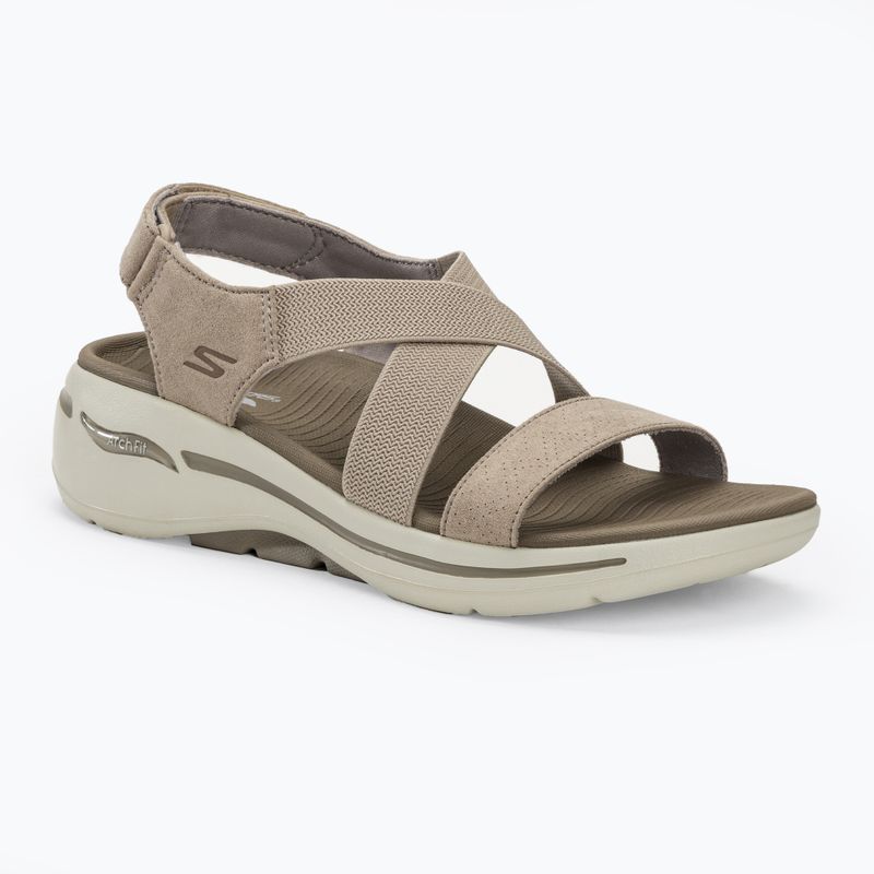 Sandały damskie SKECHERS Go Walk Arch Fit Sandal Treasured taupe