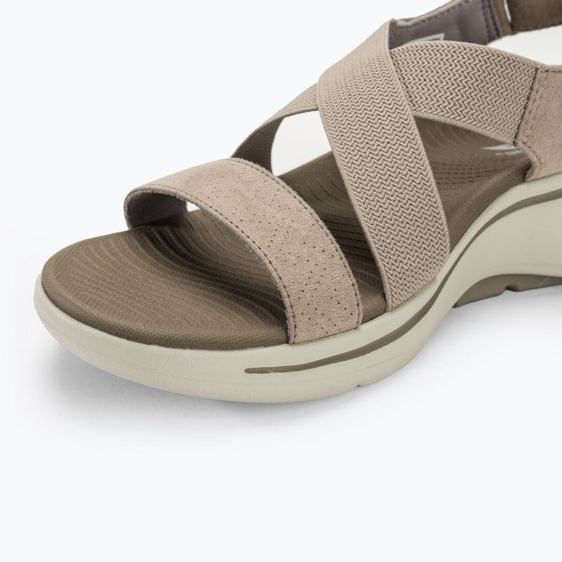 Sandały damskie SKECHERS Go Walk Arch Fit Sandal Treasured taupe 7