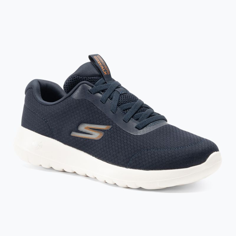 Buty męskie SKECHERS Go Walk Max Midshore navy/white/orange