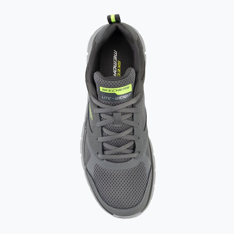 Buty męskie SKECHERS Track Syntac charcoal 5