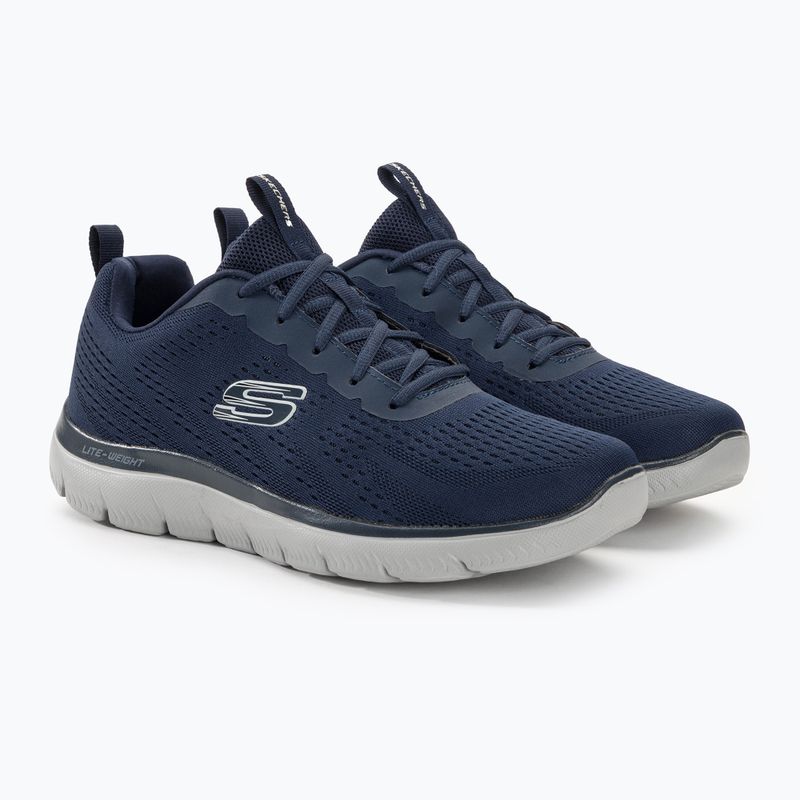 Buty męskie SKECHERS Summits Torre navy/gray 4