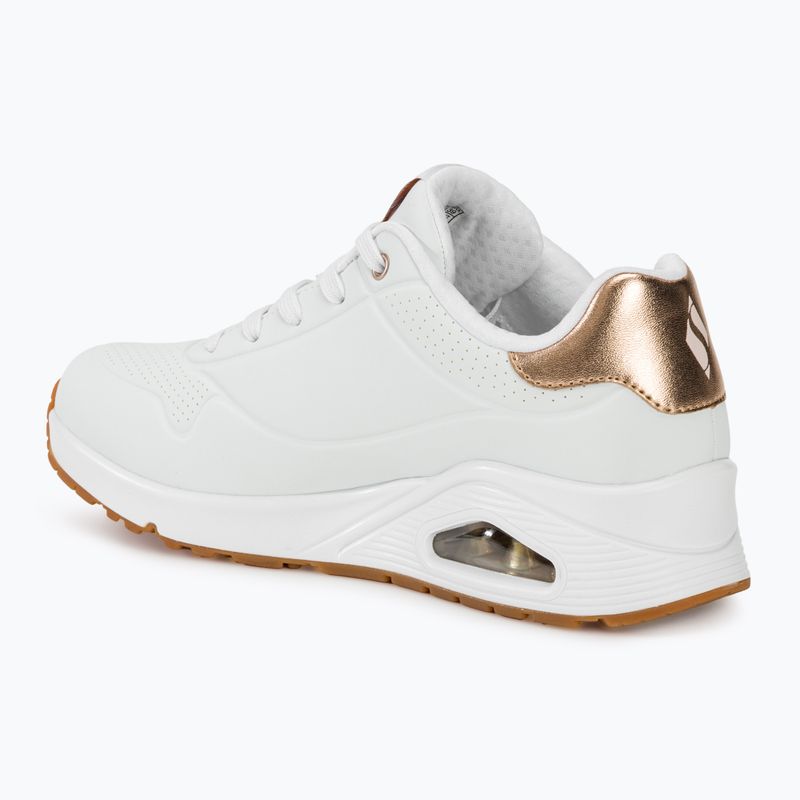 Buty damskie SKECHERS Uno Golden Air white/mesh 3