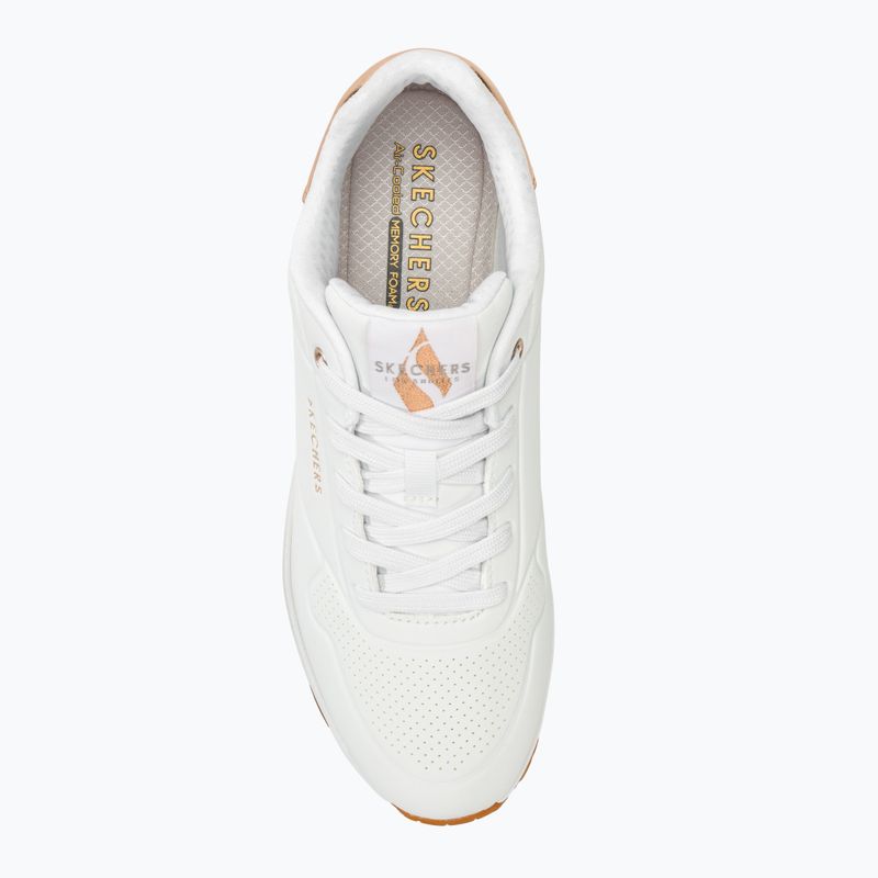 Buty damskie SKECHERS Uno Golden Air white/mesh 5