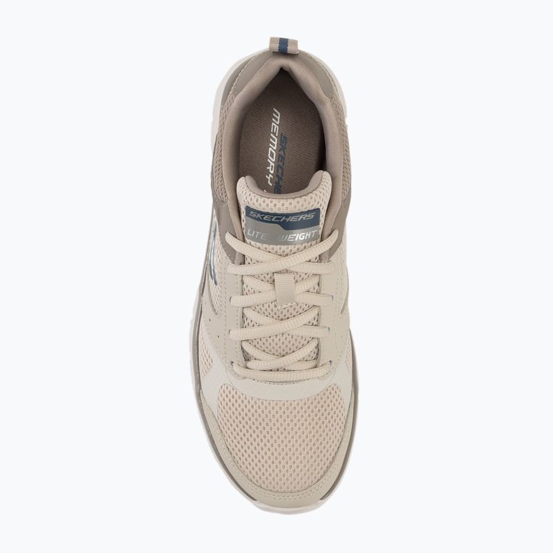 Buty męskie SKECHERS Track Syntac taupe 5