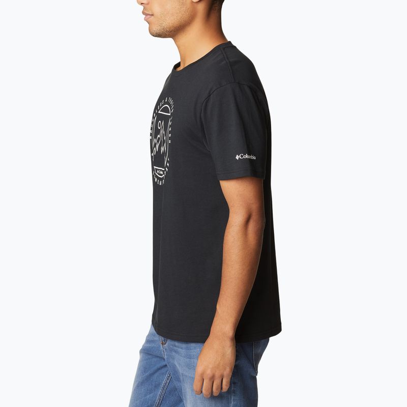 Koszulka męska Columbia Rapid Ridge Graphic black/boundless graphic 3