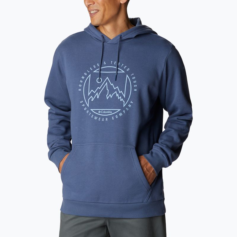 Bluza męska Columbia CSC Graphic Hoodie dark mountain/boundless graphic