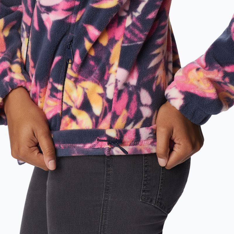 Bluza polarowa damska Columbia Benton Springs Printed Fleece wild geranium/wisterian 6