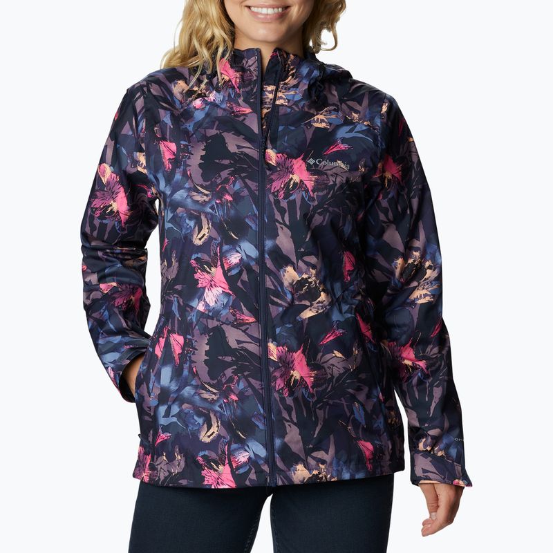 Kurtka przeciwdeszczowa damska Columbia Inner Limits II nocturnal floriculture print 3