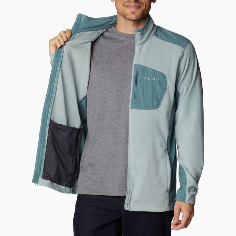 Bluza polarowa męska Columbia Klamath Range Full Zip niagara/metal 3