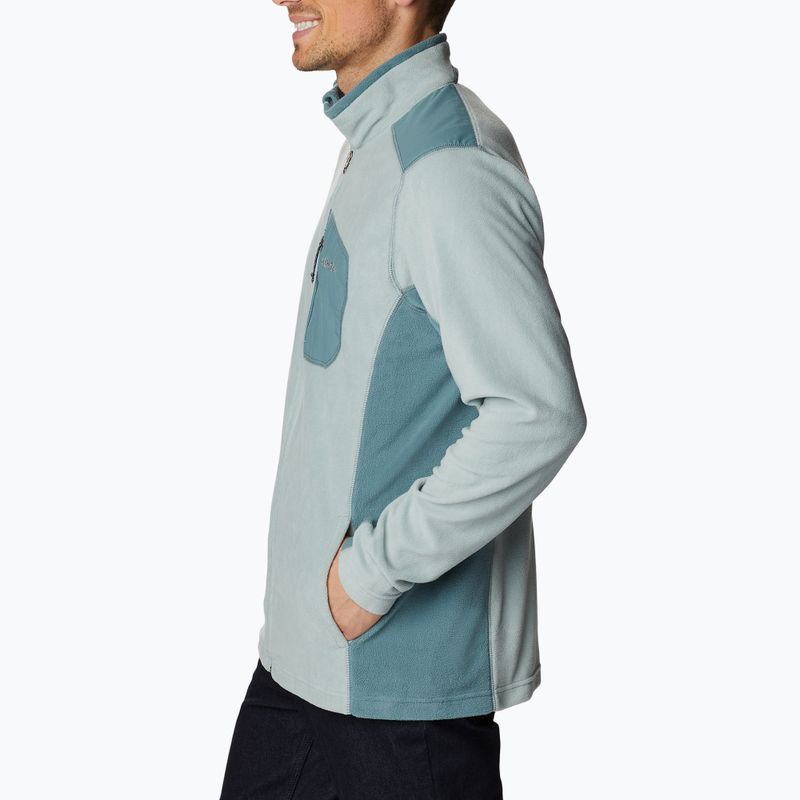Bluza polarowa męska Columbia Klamath Range Full Zip niagara/metal 4