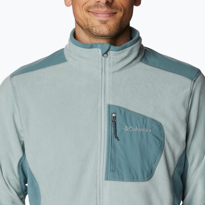 Bluza polarowa męska Columbia Klamath Range Full Zip niagara/metal 5