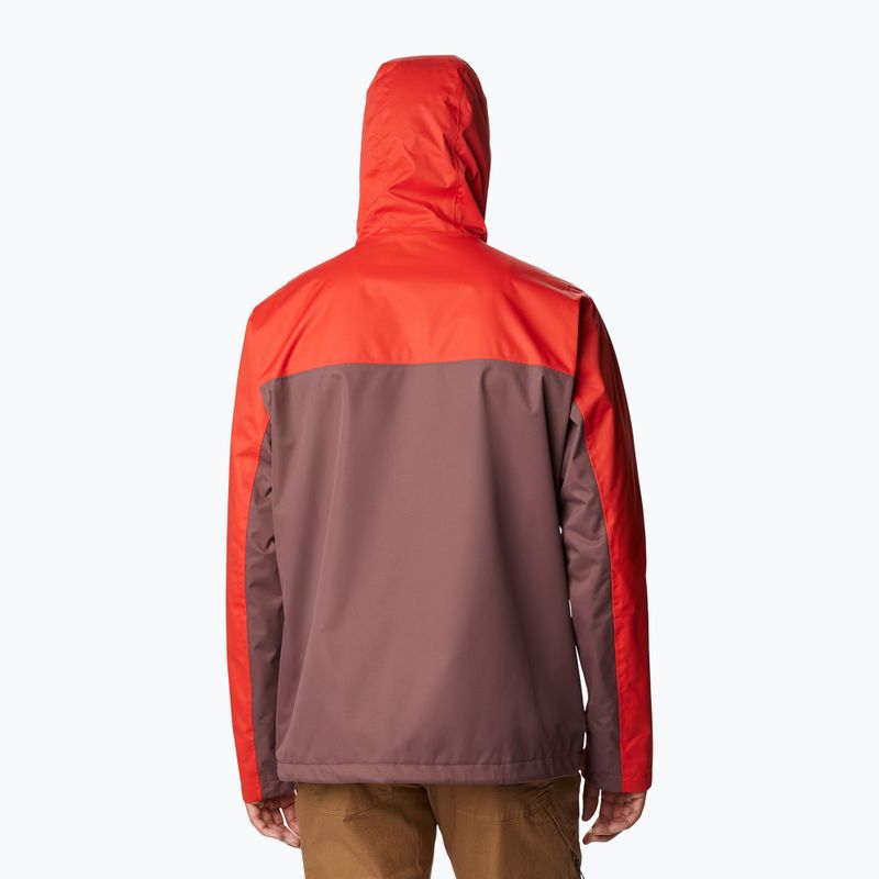 Kurtka przeciwdeszczowa męska Columbia Hikebound spicy/light raisin 6