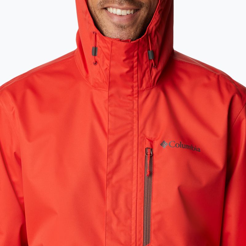 Kurtka przeciwdeszczowa męska Columbia Hikebound spicy/light raisin 9