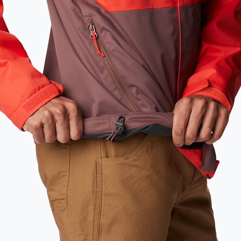 Kurtka przeciwdeszczowa męska Columbia Hikebound spicy/light raisin 10