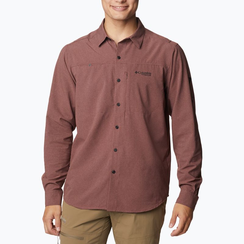Koszula męska Columbia Titan Pass 2.0 Irco light raisin