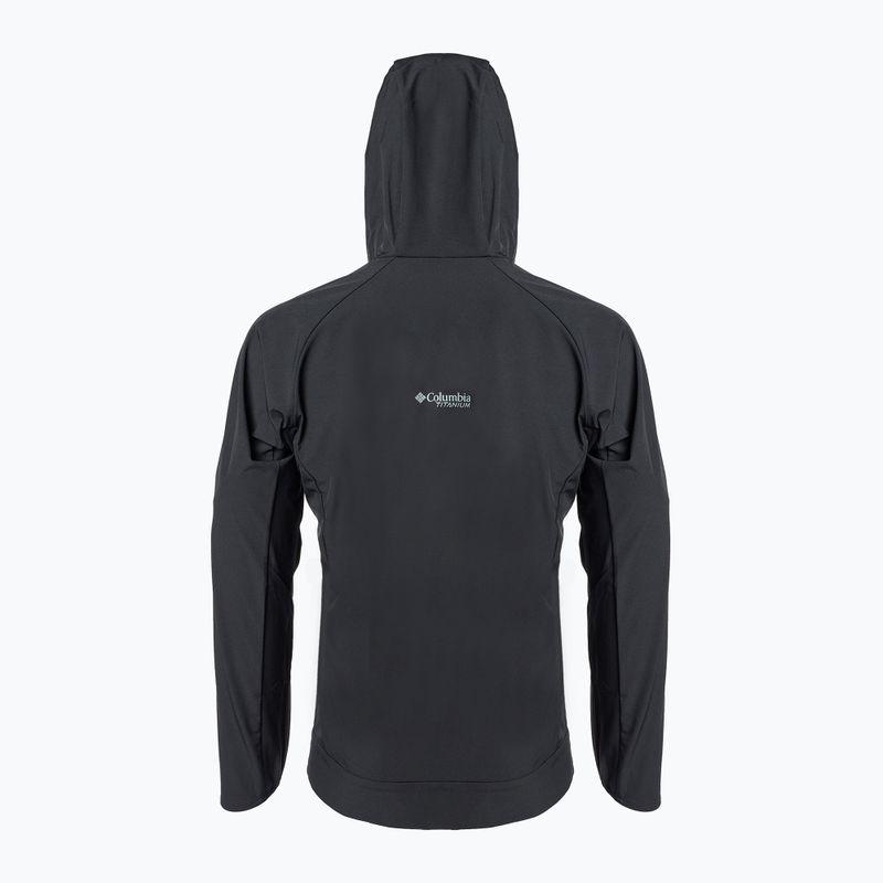 Kurtka softshell męska Columbia Platinum Peak Softshell black 2