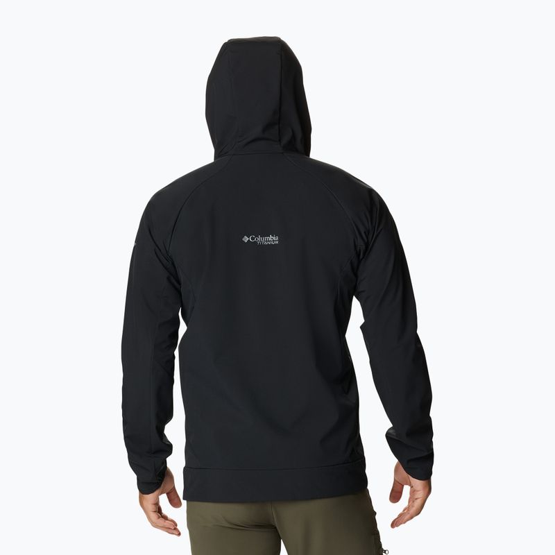 Kurtka softshell męska Columbia Platinum Peak Softshell black 5