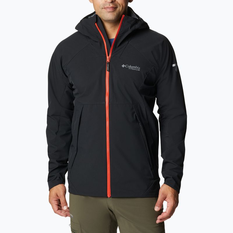 Kurtka softshell męska Columbia Platinum Peak Softshell black 6