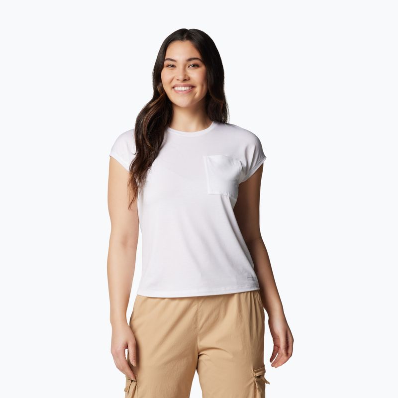 Koszulka trekkingowa damska Columbia Boundless Trek white 5