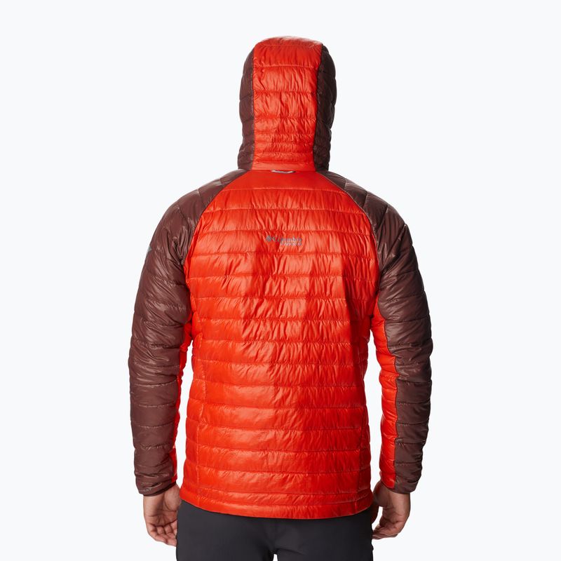Kurtka męska Columbia Platinum Peak Hooded spicy/light raisin 2