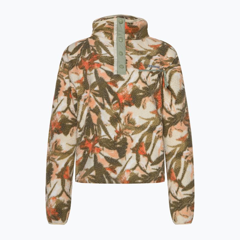 Bluza damska Columbia Helvetia Cropped 1/2 chalk/floriculture