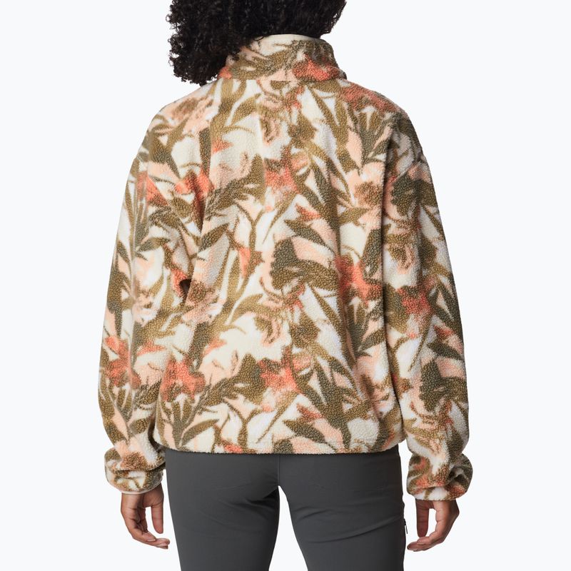 Bluza damska Columbia Helvetia Cropped 1/2 chalk/floriculture 5