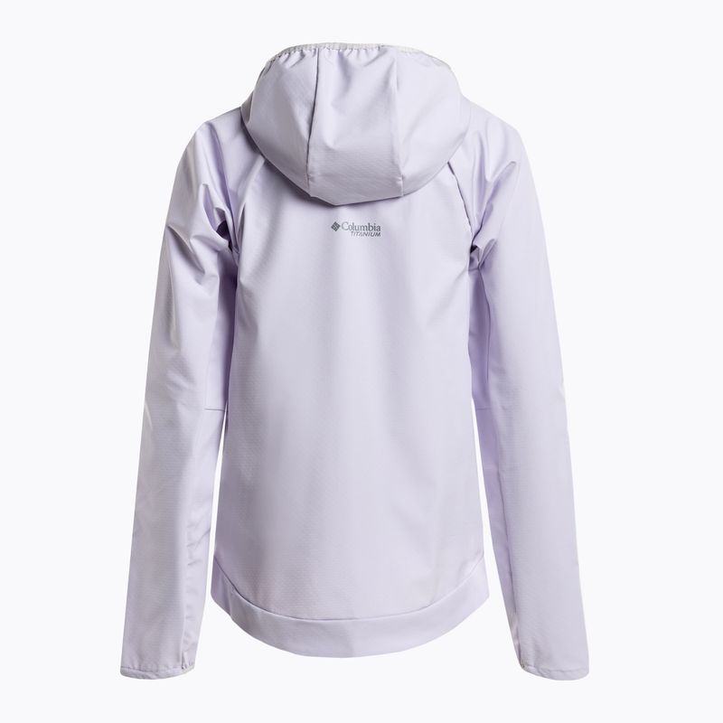 Kurtka softshell damska Columbia Platinum Peak Softshell purple tint 9