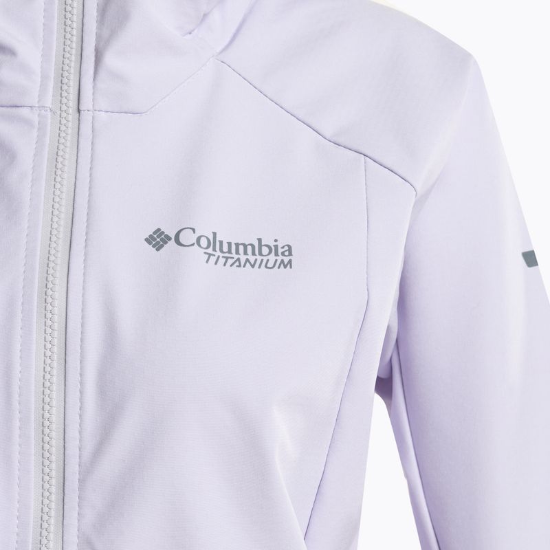 Kurtka softshell damska Columbia Platinum Peak Softshell purple tint 10