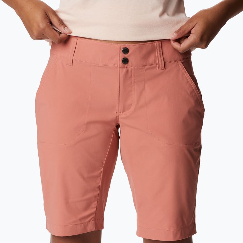 Spodenki trekkingowe damskie Columbia Satuday Trial Long dark coral 4