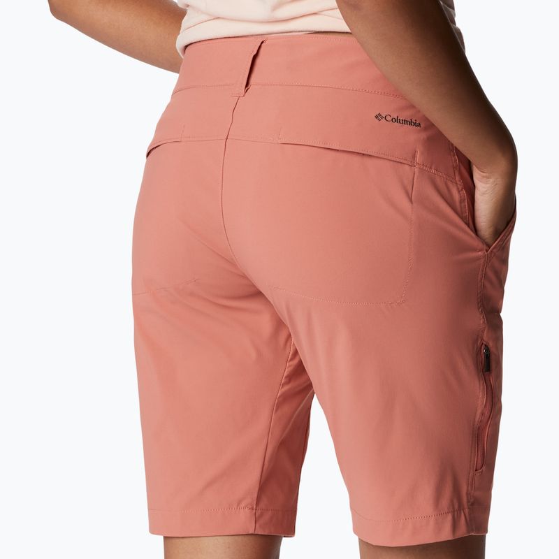 Spodenki trekkingowe damskie Columbia Satuday Trial Long dark coral 5