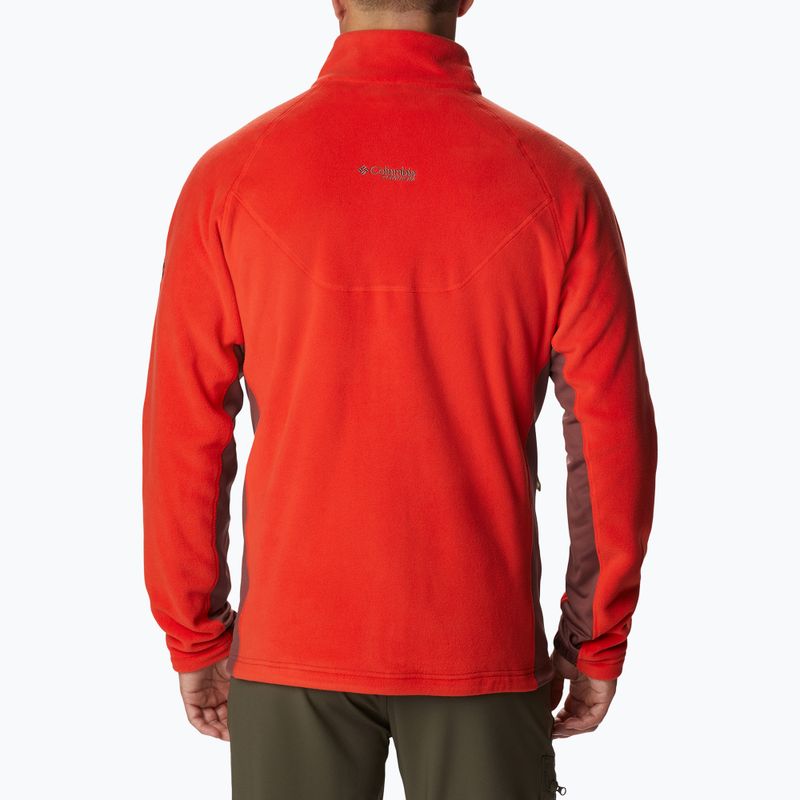 Bluza trekkingowa męska Columbia Titan Pass 2.0 II spicy/light raisin 2