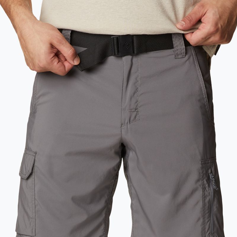 Spodenki trekkingowe męskie Columbia Silver Ridge Utility Cargo city grey 4